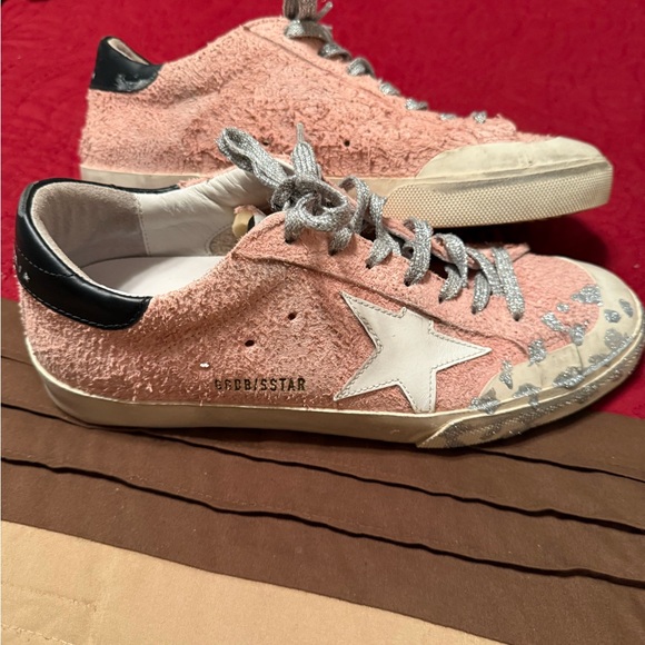 Golden Goose pink/ gray sneakers! Authentic! - Picture 3 of 9